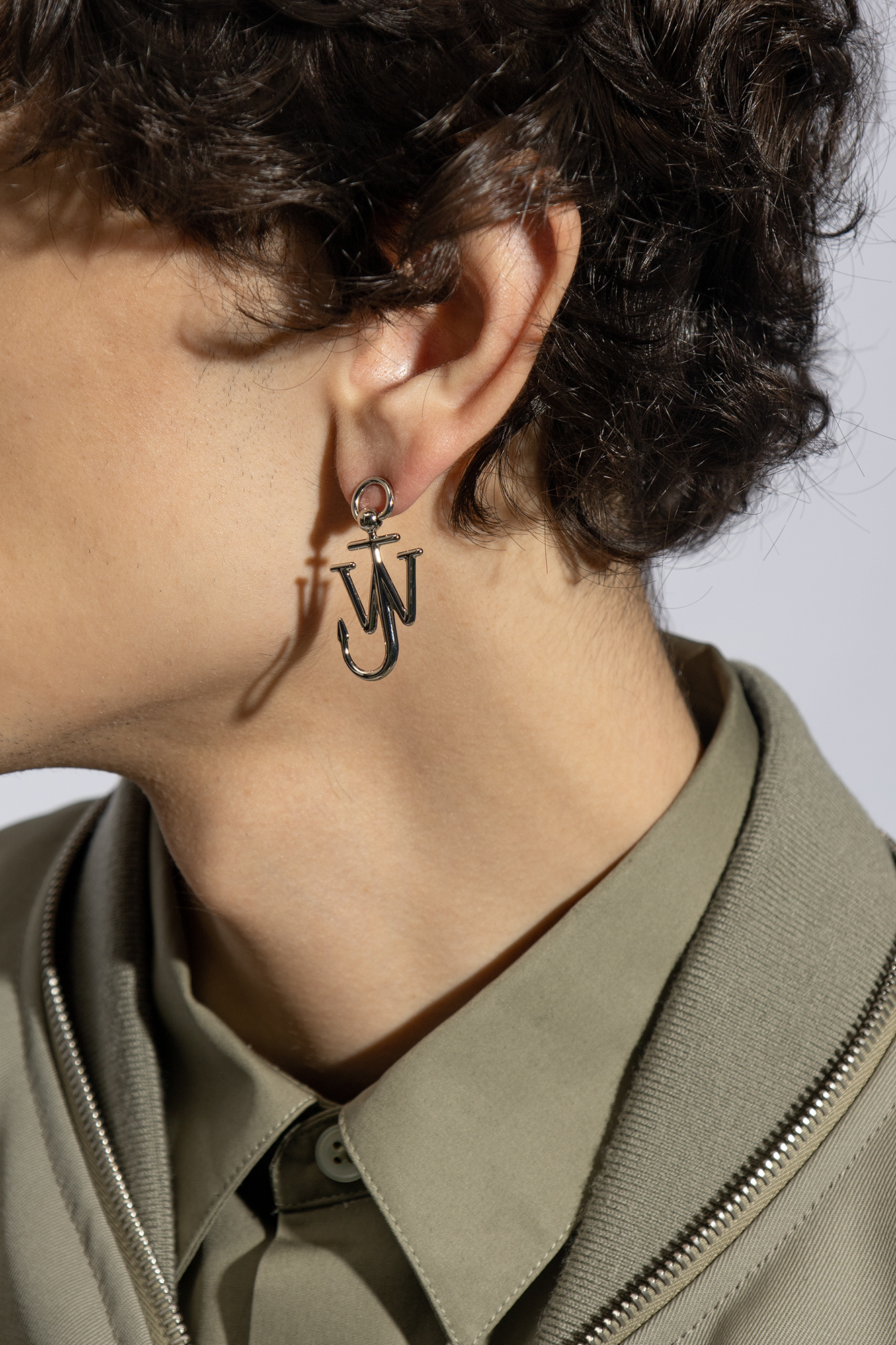 JW Anderson Earrings with logo | Men's Jewellery | Vitkac